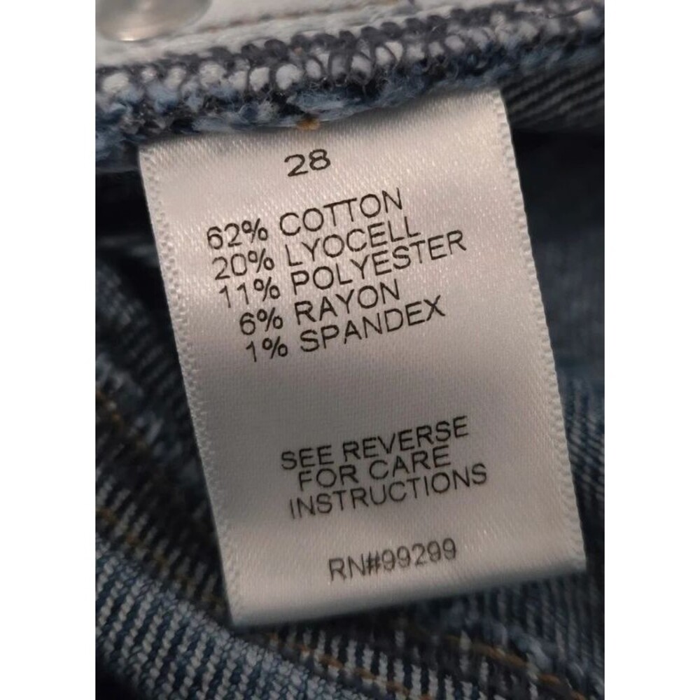 Evereve Blue Medium Wash Denim Skirt Womens 28 - Picture 8 of 9